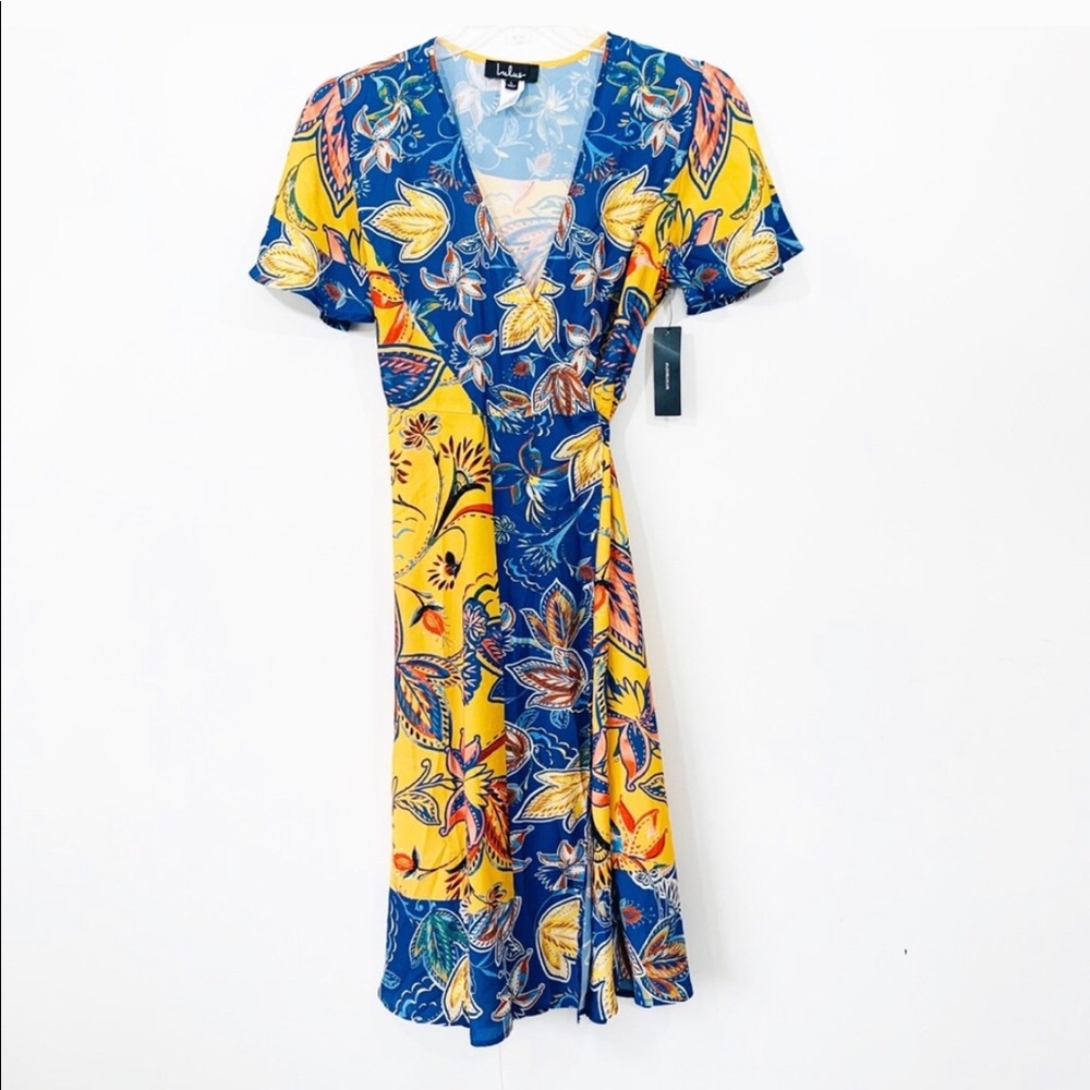 Lulu’s Floral Wrap Dress